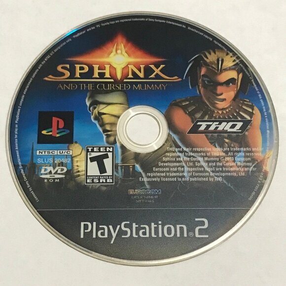 PS2 Sphinx and The Cursed Mummy For Playstation 2 - Picture 1 of 1